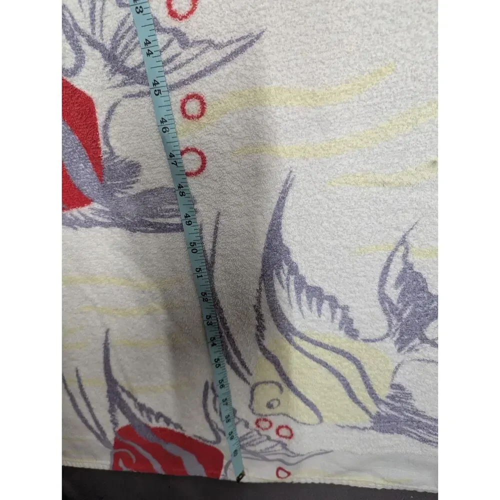 Vintage Cannon Colorful Fish Beach Towel